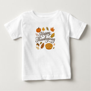 Classic Autumn/Thanksgiving Hoodie Baby T-Shirt