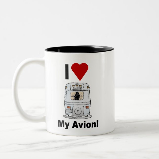 Classic Avion Coffee Mug (Left)