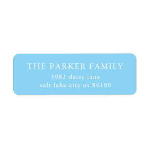 Classic Baby Boy Blue Birth Announcement Envelope