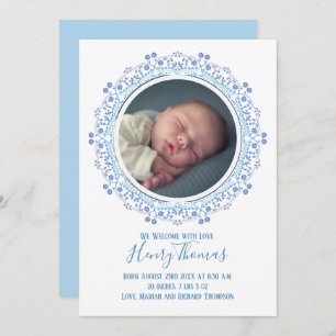 Classic Baby Boy Blue Photo Simply Sweet