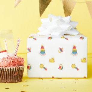 Classic Baby Toys Wrapping Paper