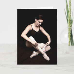 Classic Ballerina Greeting Card