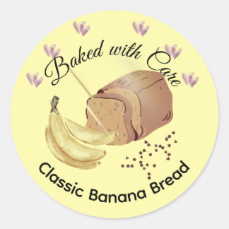 Classic Banana Bread Bakery Product Label