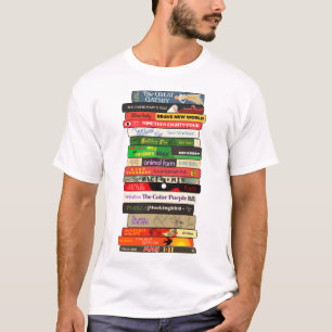 Classic Banned Books Stack T-Shirt