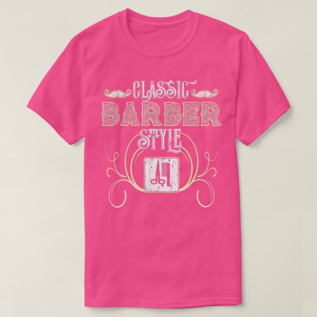 Classic Barber T-Shirt (Design Front)