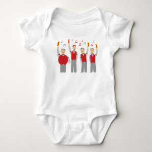Classic Barbershop Quartet Baby Bodysuit