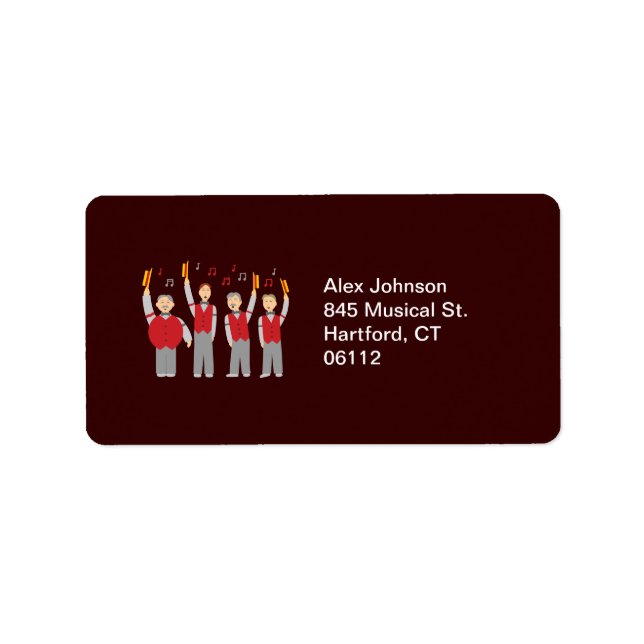 Classic Barbershop Quartet Label (Front)