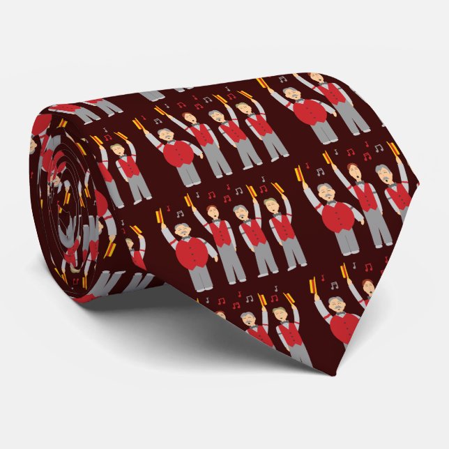 Classic Barbershop Quartet Tie (Rolled)
