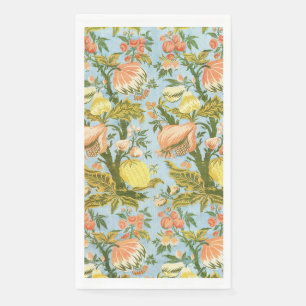 Classic Baroque Floral Fruit Damask Textile Napkin