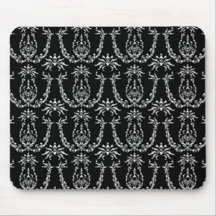 Classic Baroque Mousemat in Black