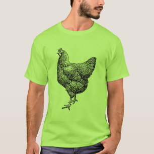 Classic Barred Plymouth Rock Chicken Hen T-Shirt