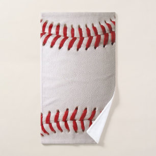 Classic Baseball and Softball Red Stitching Hand Towel