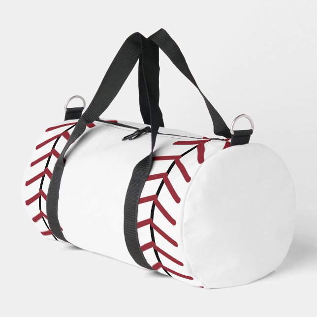 Classic Baseball Duffel Bag (Left Corner)