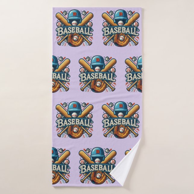 Classic Baseball Essentials / Stylish Retro Legend Bath Towel (Bath Towel)
