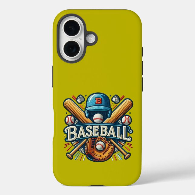 Classic Baseball Essentials / Stylish Retro Legend Case-Mate iPhone Case (Back)
