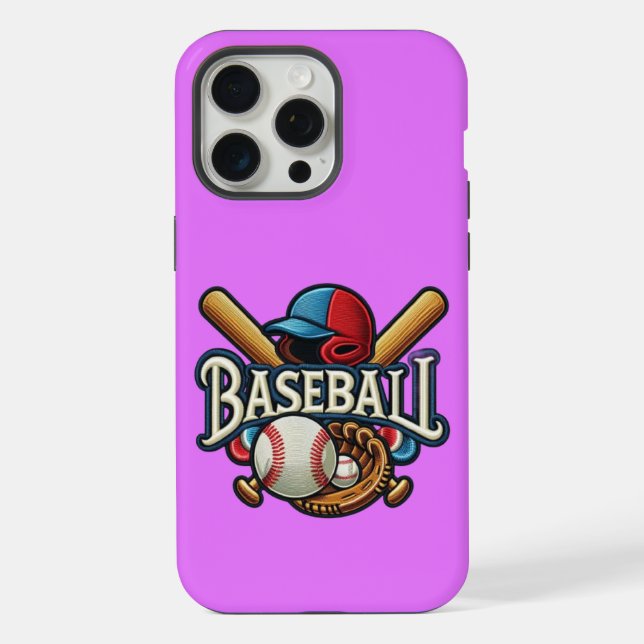 Classic Baseball Essentials / Stylish Retro Legend iPhone Case (Back)