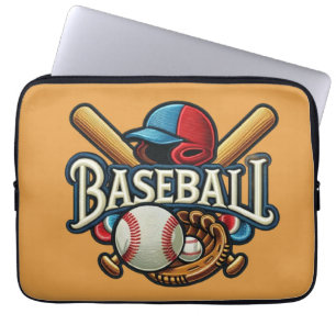 Classic Baseball Essentials / Stylish Retro Legend Laptop Sleeve