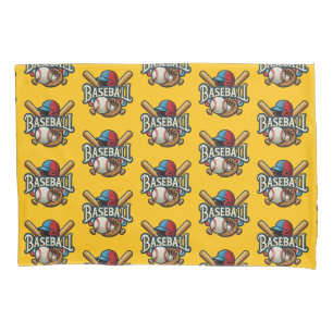 Classic Baseball Essentials / Stylish Retro Legend Pillowcase
