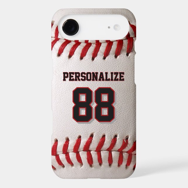 Classic Baseball Stitch Custom Name and Number (Back)