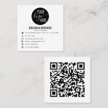 Classic Basic Professional Company Logo QR Code