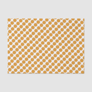 Classic Basketball Design on White Background Tissue Paper