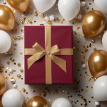 Classic Batch: Deep Burgundy Wrapping Paper Roll<br><div class="desc">Elevate your gift presentations with our exquisite wrapping paper in classic deep burgundy. This classic and minimalist wrapping paper adds a sophisticated touch to any occasion, whether it's for Christmas, birthdays, weddings, anniversaries, graduations, baby showers, or any special celebration you have in mind. Simple and clean design with solid colours...</div>