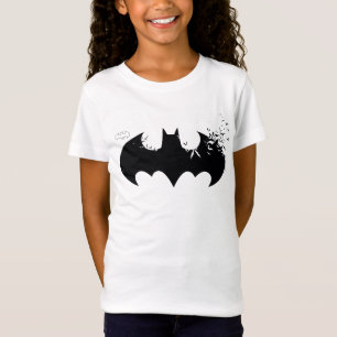 Classic Batman Logo Dissolving Into Bats T-Shirt