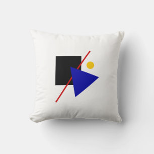 Classic Bauhaus Geometric Design Cushion