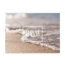 Classic Beach RSVP Wedding