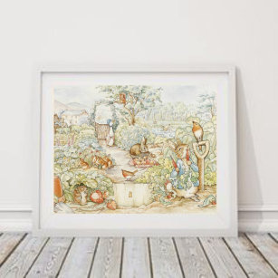Classic Beatrix Potter Peter and Friends Poster