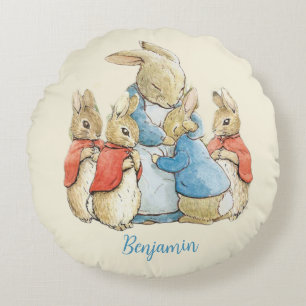 Classic Beatrix Potter Peter the Rabbit Round Cushion