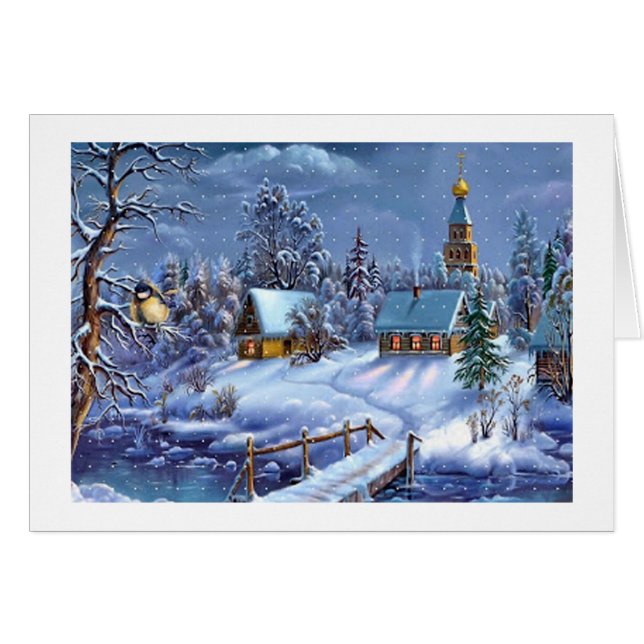 Classic, beautiful vintage Christmas picture (Front Horizontal)