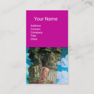 CLASSIC BEAUTY ANTIQUE COLUMN Archaeologist Purple Business Card