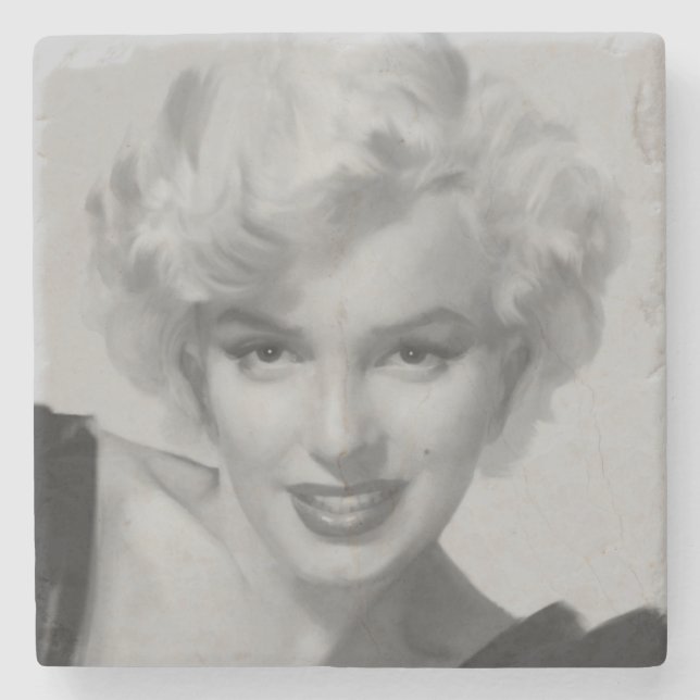 Classic Beauty III Stone Coaster (Front)