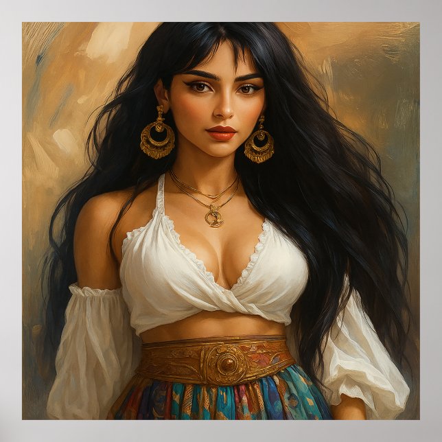 Classic Beauty Woman Poster (Front)