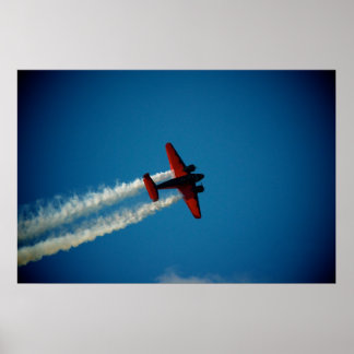 Classic Beech 18 Aircraft Poster