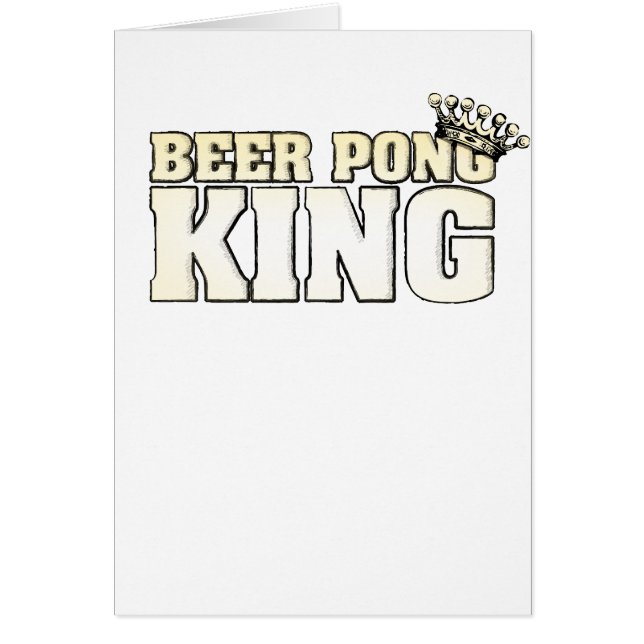 Classic Beer Pong King (Front)