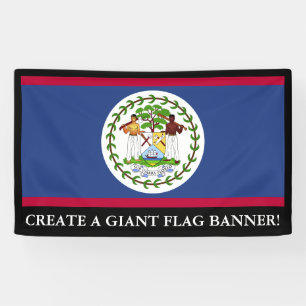 Classic Belise Flag Banner