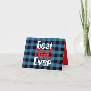 Classic Best Dad Ever Card