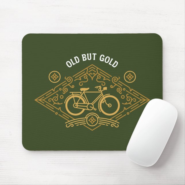 Classic Bike 2 Mouse Mat (With Mouse)
