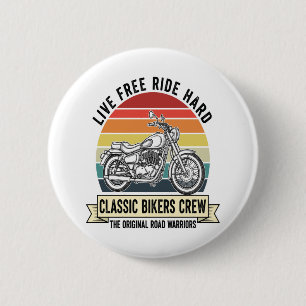 Classic Bikers Crew Motorcycle.jpg 6 Cm Round Badge
