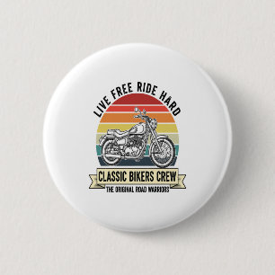 Classic Bikers Crew Motorcycle.jpg 6 Cm Round Badge