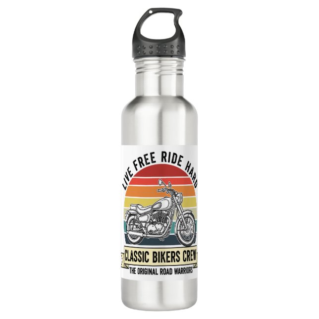 Classic Bikers Crew Motorcycle.jpg 710 Ml Water Bottle (Front)