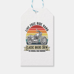 Classic Bikers Crew Motorcycle.jpg Gift Tags