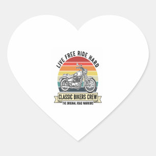 Classic Bikers Crew Motorcycle.jpg Heart Sticker