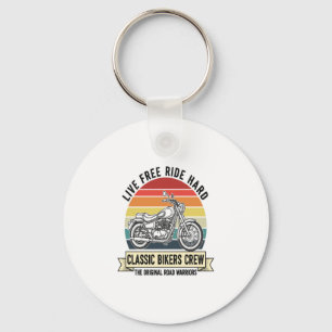 Classic Bikers Crew Motorcycle.jpg Key Ring