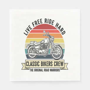 Classic Bikers Crew Motorcycle.jpg Napkin