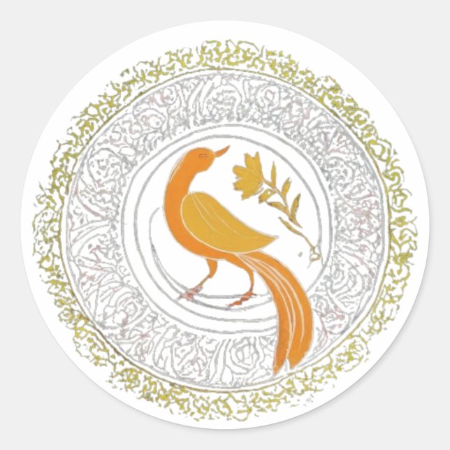 Classic Bird Sticker  (Front)