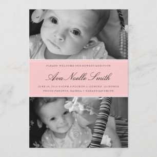 CLASSIC BIRTH ANNOUNCEMENT