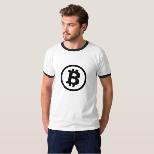 Classic Bitcoin logo double-sided design T-Shirt